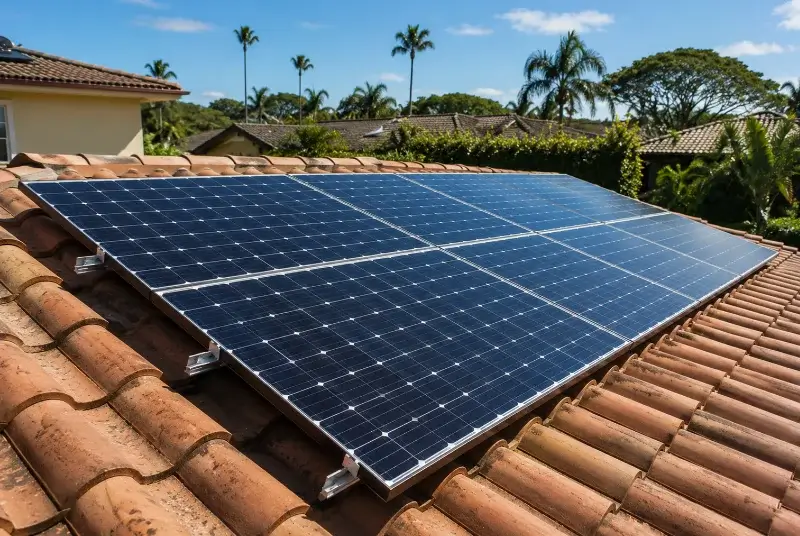 Installation de panneaux solaires à Amendeuix-Oneix